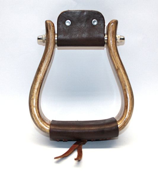 Premium Holzsteigbügel - Flat Bottom - 2´´ - JKST28-2