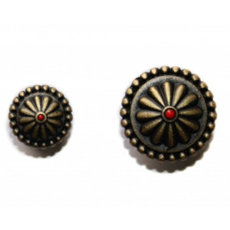 "ILC" Concho with Chicago Screw - JUNIPER - 2 versch. Größen (7150-2..)