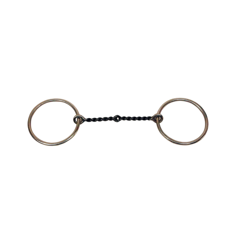 SS Twisted Wire Ring Snaffle Bit