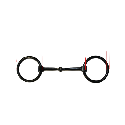 "KS" Heavy Iron Ring Snaffle Bit – 5´´ (201433)