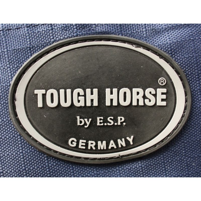 "TOUGH HORSE" - Regen Winterdecke - HALF NECK - 150gr. - 1200D - NAVY - Größen 74´´(125cm) bis 80´´ (155cm)