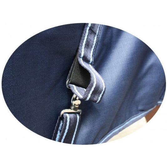 TOUGH HORSE - Regen Winterdecke - HALF NECK - 50gr. - 1200D - NAVY - 76´´ & 78´´