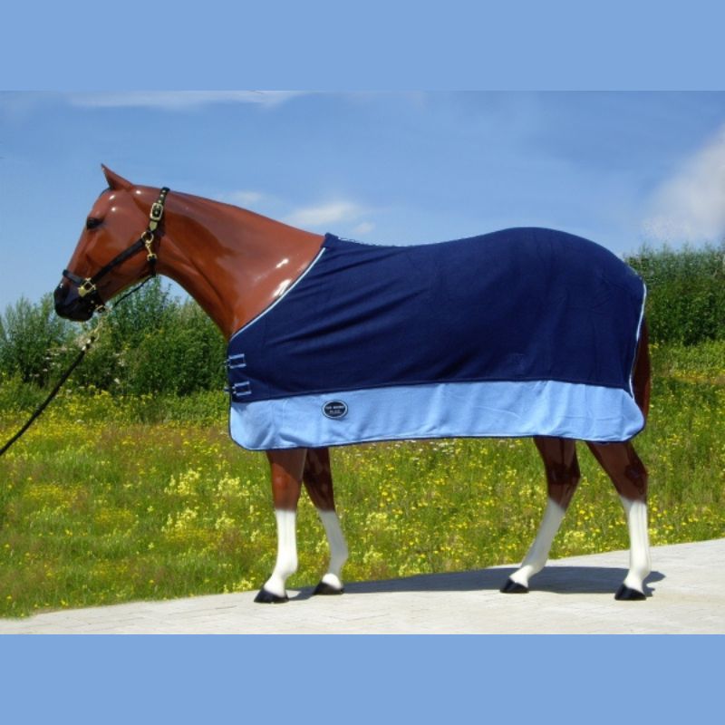 TOP SCORE Abschwitzdecke - NAVY / ROYAL - Größe 74, 76 & 78