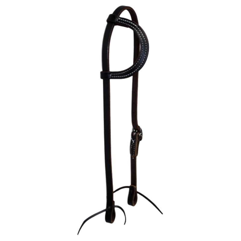 "BCL" Kopfstück Einohr - Oiled - Stitched - NP Hardware - tack24