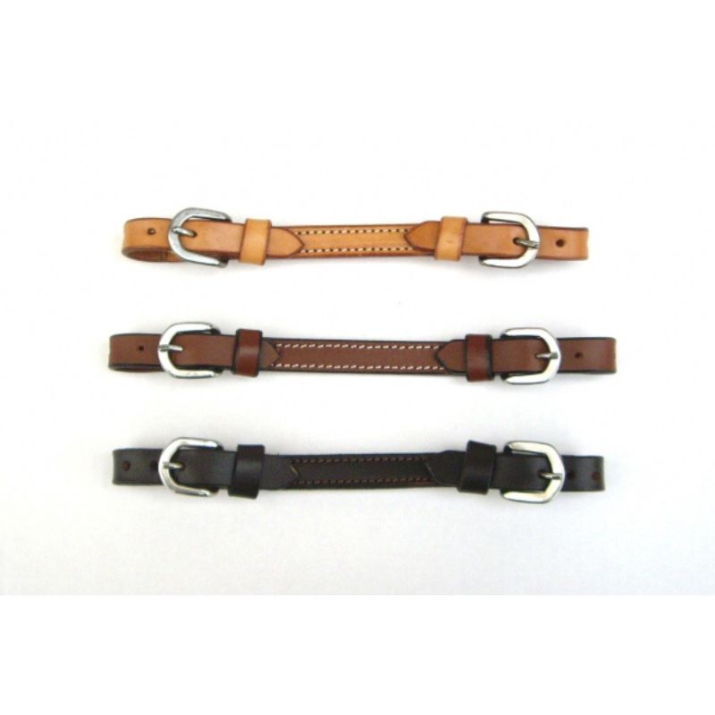 EE Tack Kinnriemen - US Leder - 3 Farben - Two Buckle