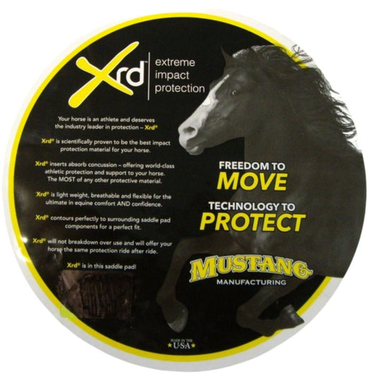 "Mustang" Poron XRD Contoured Pad - 32´´ x 31´´ - 1/2´´ - 7600-D