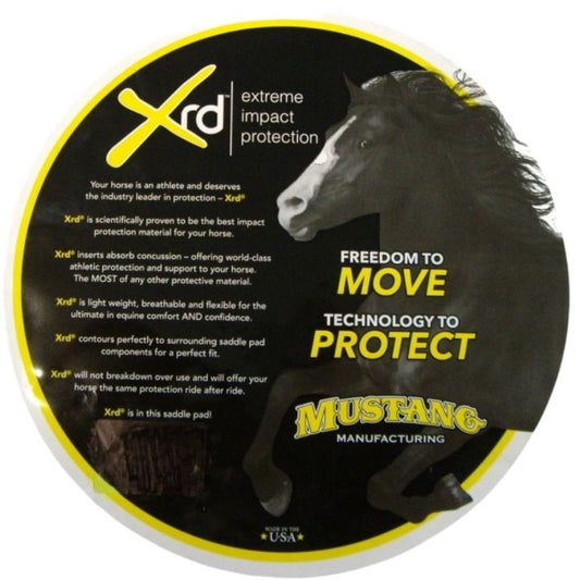 "Mustang" Poron XRD Contoured Pad - 32´´ x 31´´ - 3/4´´ - 7601-D