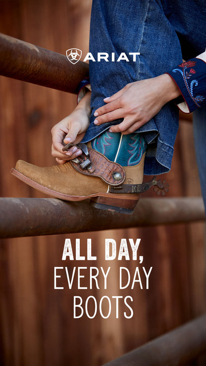 Ariat Damen Stiefel Futurity Boon Cutter Toe Western Boot
