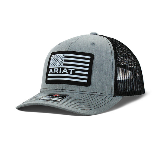 Ariat USA Flag Patch Logo Trucker Cap