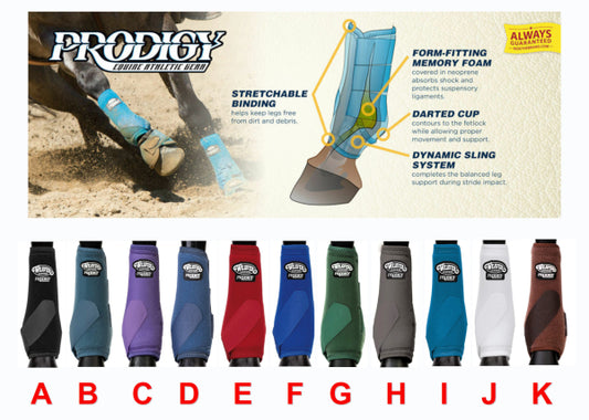 Weaver Prodigy Horse Sport Boots - 11 versch. Farben - Gr. Medium