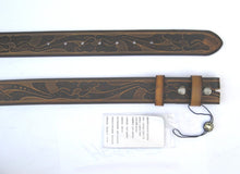 Gürtel - Flower Tooling - Wechselverschluss - versch. Längen - 110cm bis 125cm