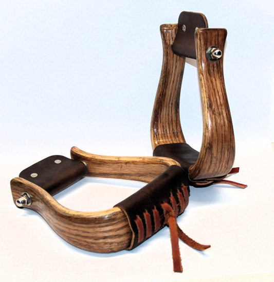 Premium Holzsteigbügel - Flat Bottom - 2´´ - JKST28-2