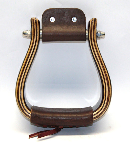 Premium Holzsteigbügel - Flat Bottom - 2´´ - JKST18-2