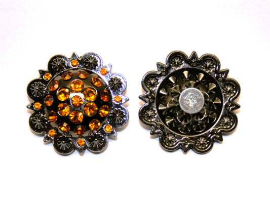 AE Concho - mit Schraube - 1 3/8´´ (35mm) - ORANGE