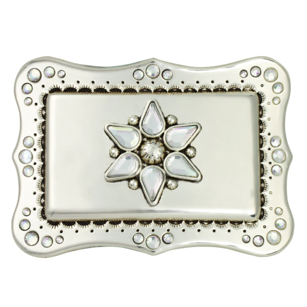 ILC Belt Buckle - Crystal Raindrop Trophy Buckle - 7883-01