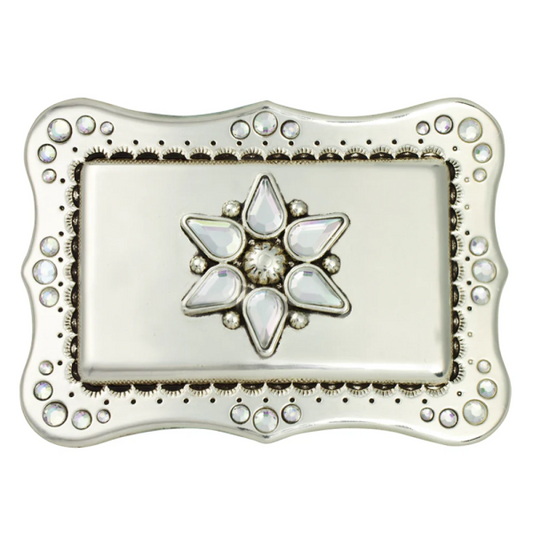 ILC Belt Buckle - Crystal Raindrop Trophy Buckle - 7883-01