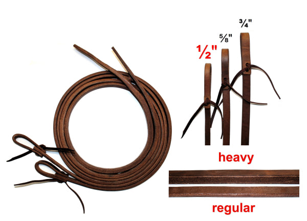 EE Tack Premium Profi Harness Zügel - Heavy Harness Tack - 1/2´´ - 8´ft long