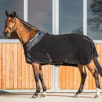 Back on Track Fleecedecke Supreme mit D-Ringen Abschwitzdecke