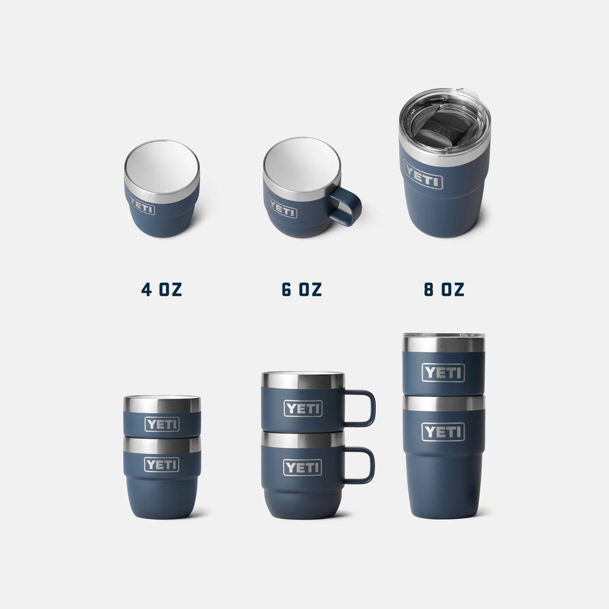 Yeti 8 oz (236 ml) Stapelbarer Becher Yeti RAMBLER 8 OZ CL CUP MS