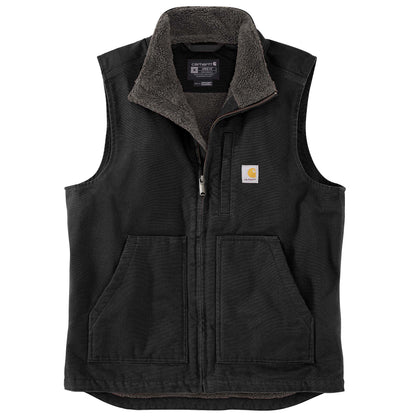 Carhartt Stehkragenweste aus gewaschenem Duck-Material