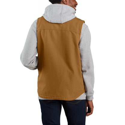 Carhartt Stehkragenweste aus gewaschenem Duck-Material