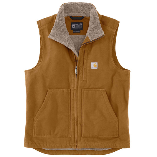 Carhartt Stehkragenweste aus gewaschenem Duck-Material