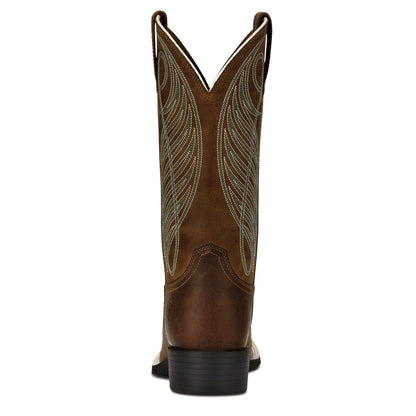 Ariat Damen Stiefel Round Up Wide Square Toe Western Boot