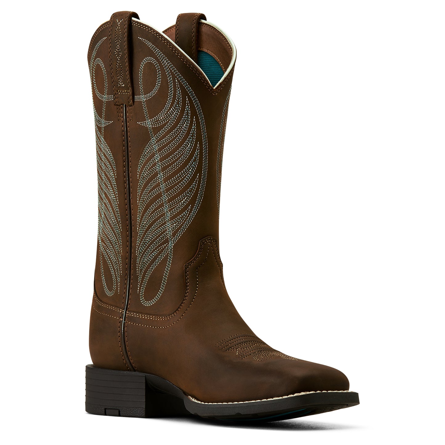Ariat Damen Stiefel Round Up Wide Square Toe Western Boot