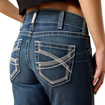 Ariat R.E.A.L. Mid Rise Stretch Ivy Stackable Straight Leg Jeans