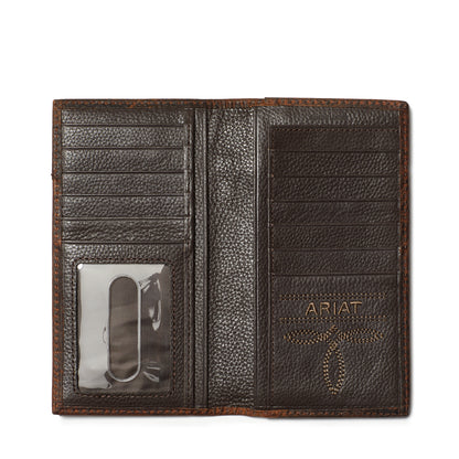 Ariat Logo Boot Stitch Rodeo Wallet