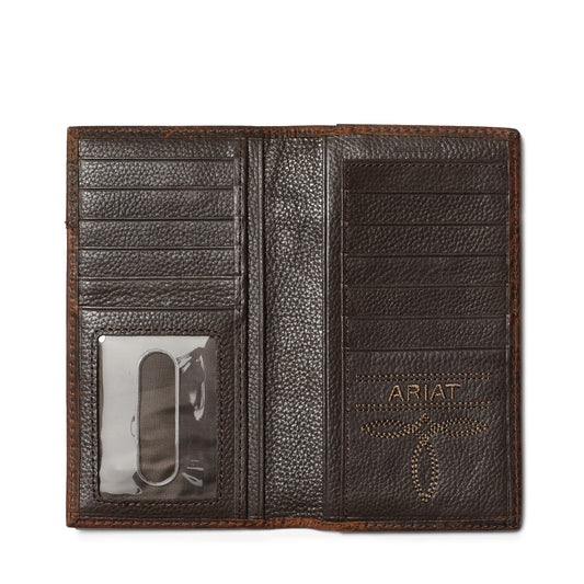 Ariat Logo Boot Stitch Rodeo Wallet