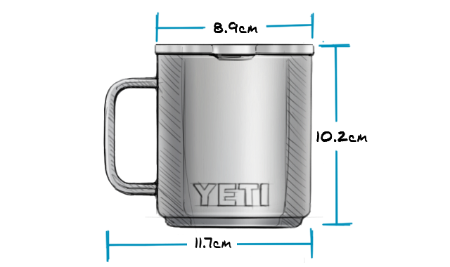 Yeti 10 oz rambler (295 ml) Stapelbare Tasse RAMBLER 10 OZ CL MUG MS