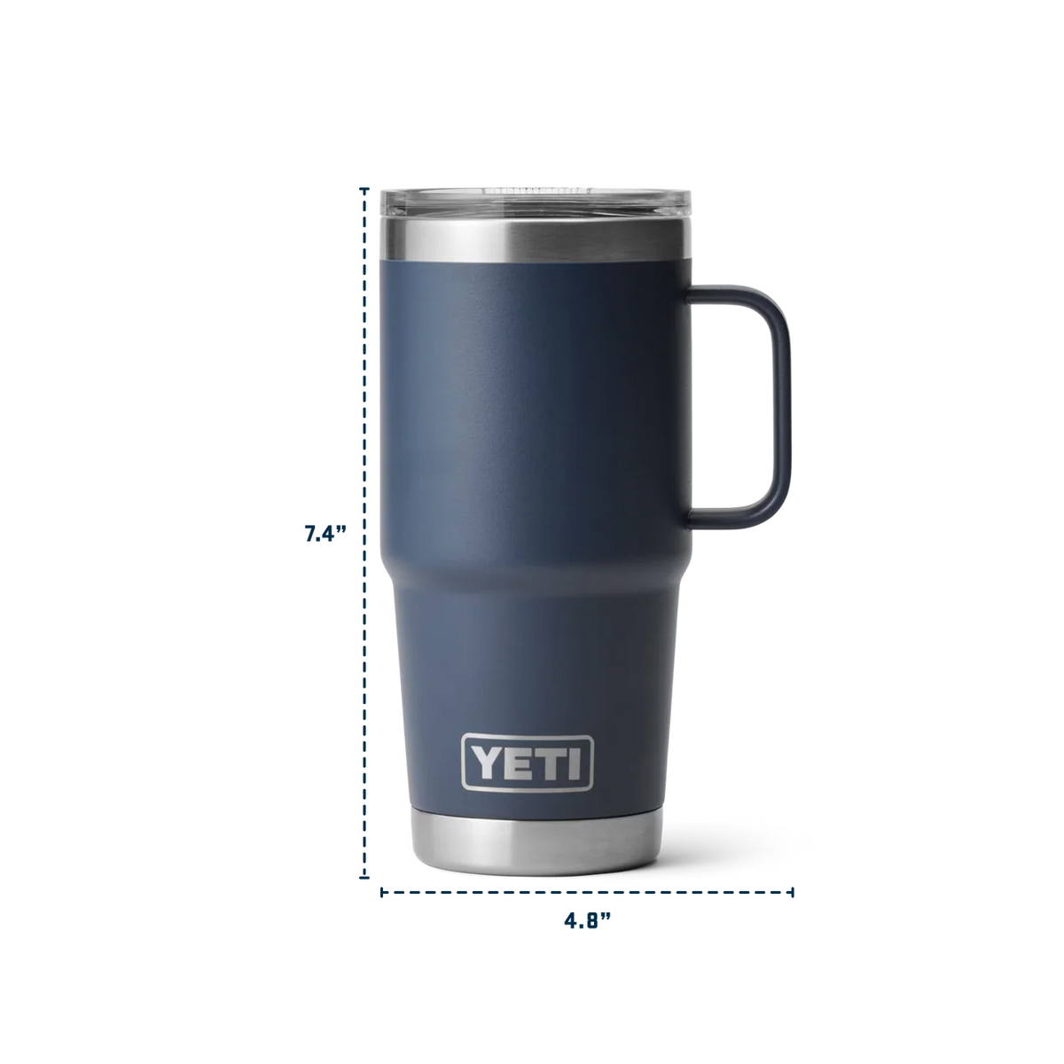 Yeti RAMBLER 20 oz (591 ml) Reisebecher mit Stronghold™ Deckel