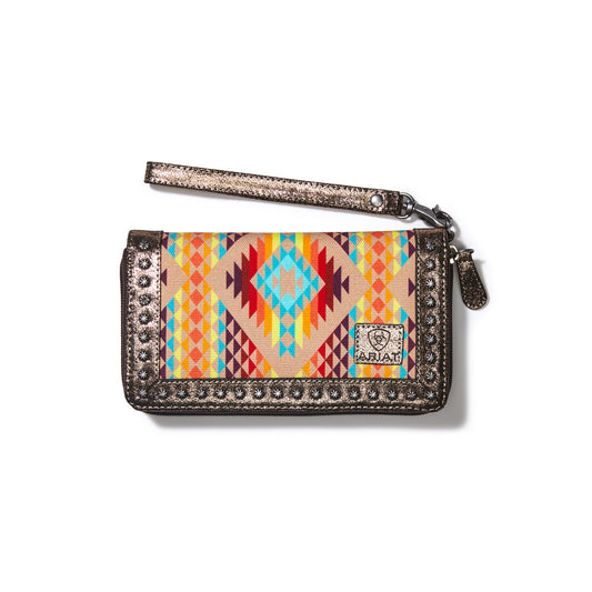 Ariat Geldbörse Clutch Wallet Diamond Stripe