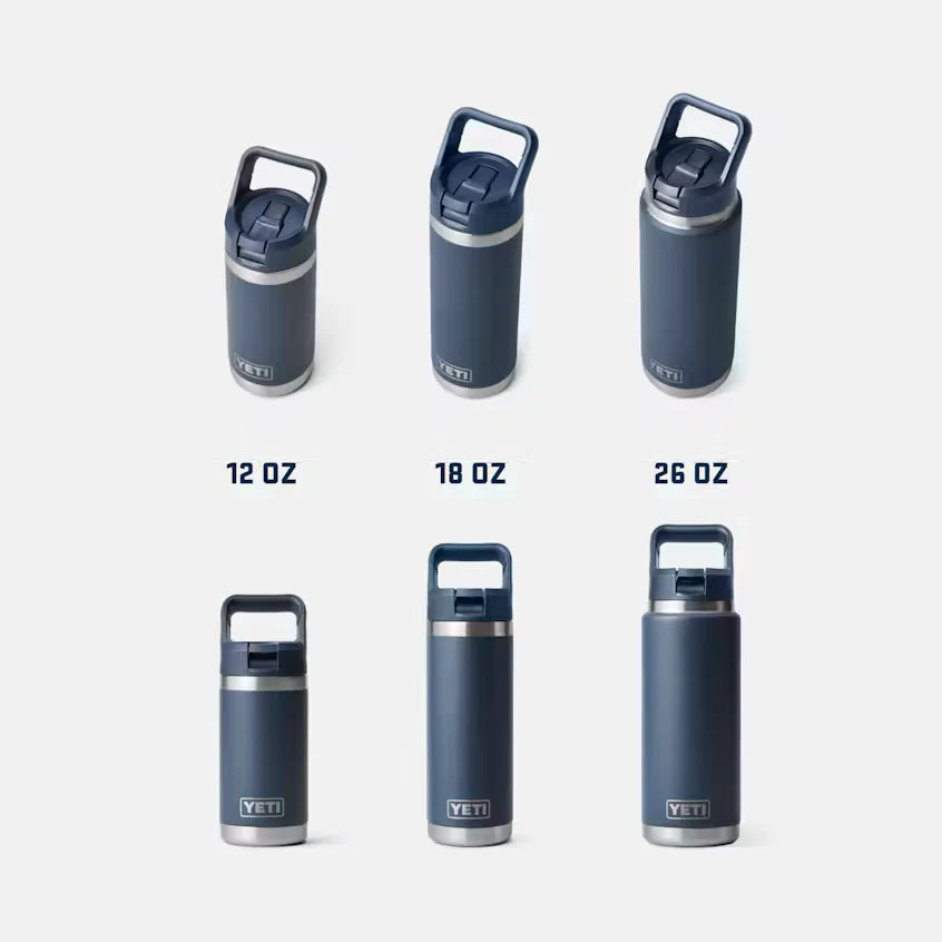 Yeti 26 oz Flasche (769 ml) mit farblich abgestimmtem Trinkhalmdeckel Yeti RAMBLER 26 OZ COLOUR STRAW BOTTLE