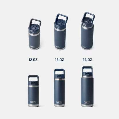 Yeti 26 oz Flasche (769 ml) mit farblich abgestimmtem Trinkhalmdeckel Yeti RAMBLER 26 OZ COLOUR STRAW BOTTLE