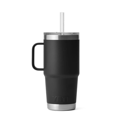 Yeti Rambler 25 oz (739 ml) Trinkbecher mit Trinkhalmdeckel