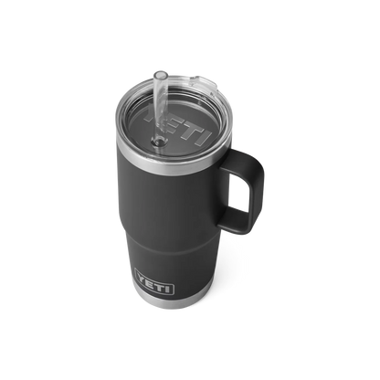 Yeti Rambler 25 oz (739 ml) Trinkbecher mit Trinkhalmdeckel