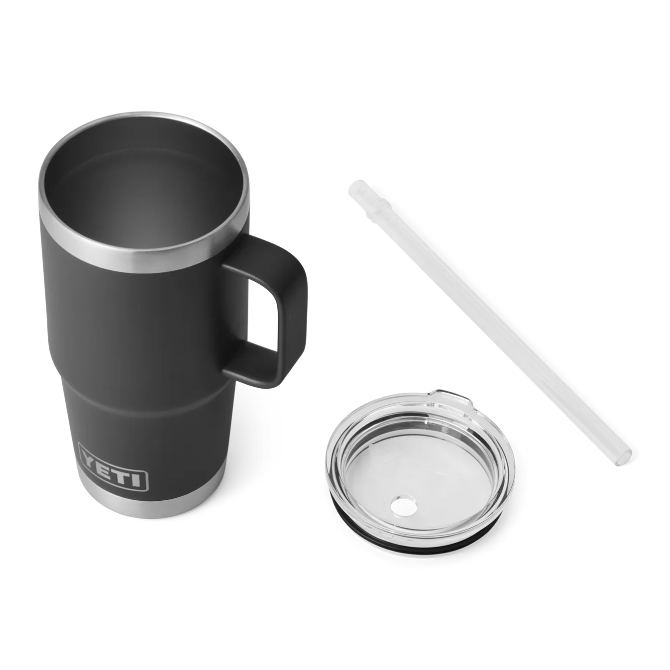 Yeti Rambler 25 oz (739 ml) Trinkbecher mit Trinkhalmdeckel