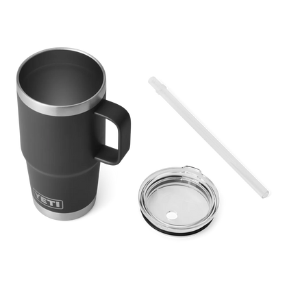 Yeti Rambler 25 oz (739 ml) Trinkbecher mit Trinkhalmdeckel