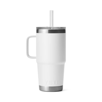 Yeti Rambler 25 oz (739 ml) Trinkbecher mit Trinkhalmdeckel