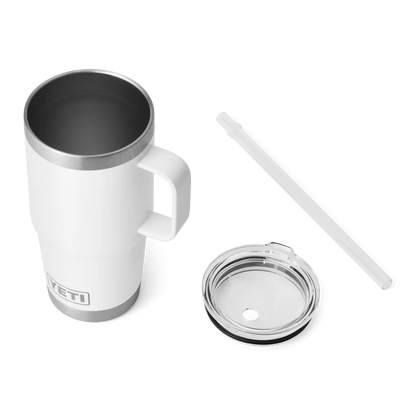 Yeti Rambler 25 oz (739 ml) Trinkbecher mit Trinkhalmdeckel