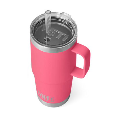 Yeti Rambler 25 oz (739 ml) Trinkbecher mit Trinkhalmdeckel
