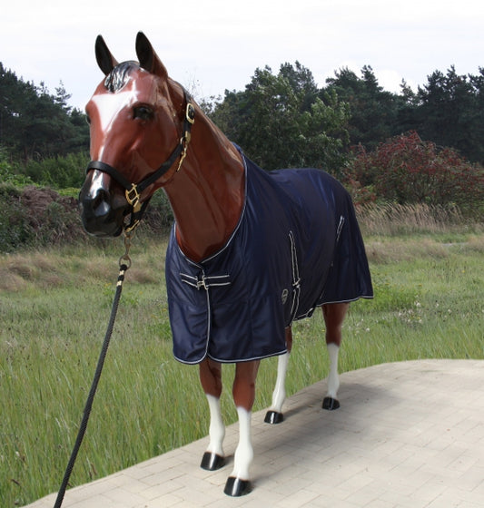 "TOP SCORE" - 4 in 1 Multifunktions Sommerdecke - Lycra & Fleece - BLAU - 74" bis 80"