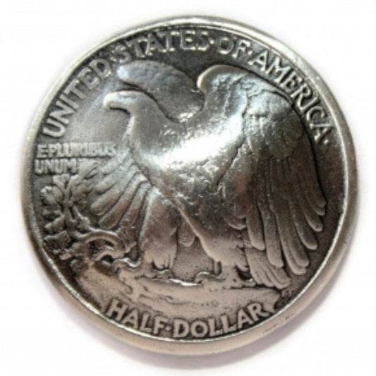 "ILC" Concho with Chicago Screw - Eagle / Round - 30mm (11372-04)