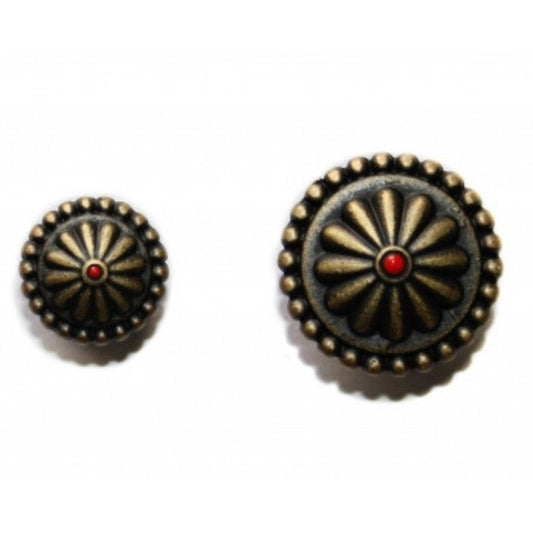 "ILC" Concho with Chicago Screw - JUNIPER - 2 versch. Größen (7150-2..)