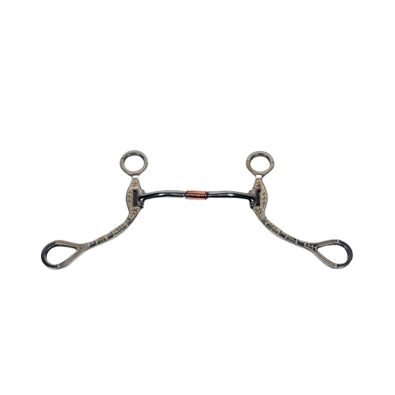 B. Allen Shanked Bit - Kupferrolle - Show Ausführung - 5 '' oder 5,5 '' Breite