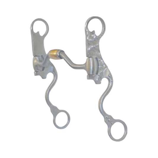 FG Show Bit - Brushed Short Futurity Hinged Port #257618