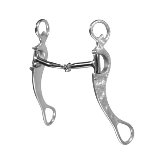 FG Show Bit - Engraved Alu Short Shank Non-Collapse Snaffle - #257334
