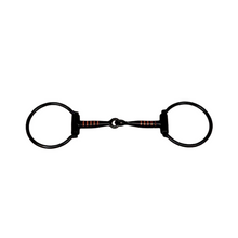 D - Ring Snaffle Bit - Sweet Iron - Copper Inlay - 5 '' oder 5,5 ''